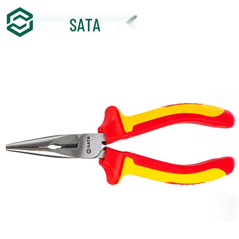 SATA VDE Insulated Needle Nose Pliers