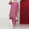Ramadan Two Piece Sets Shirt Dress Pants Women Muslim Sets Shirt Blouse Musulman Ensembles Moroccan Kaftan Dress