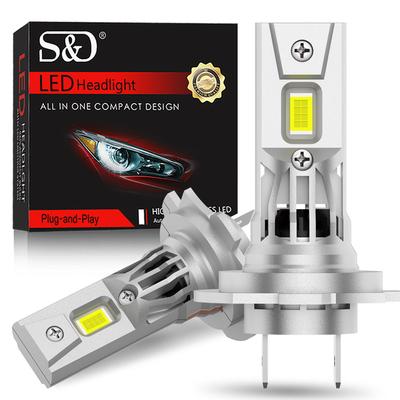 2 шт. 30000LM H7 H8 H11 светодиодные лампы для фар Canbus 9005 HB3 9006 HB4 Led 1:1 мини беспроводная лампа 16Core CSP автомобильная фара противотуманная фара турбо вентилятор 6000K 12V