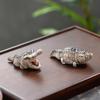Creative 1pcs Boutique Tea Petting Little Crocodiles Tea Pet Ornaments Handmade Tea Ceremony Financial Decorative Toys Gift