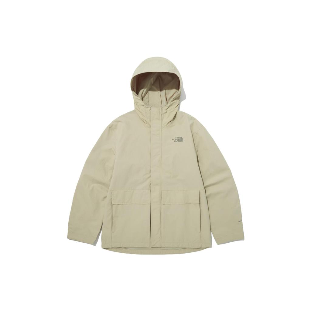 THE NORTH FACE TNF EASY Windproof Windbreaker Jacket Unisex Beige NJ2HP03B