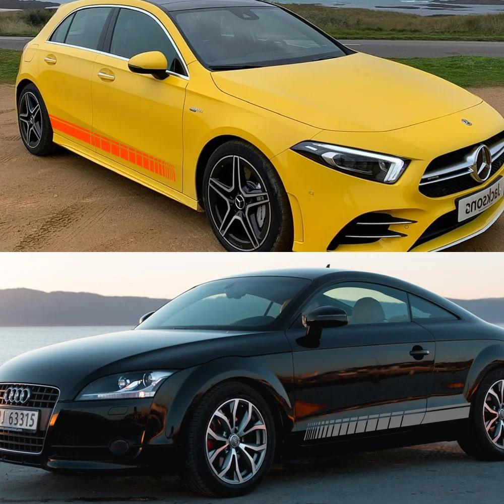 Боковые наклейки на автомобиль для Volkswagen VW Golf MK7 Passat B7 B8 Toyota Yaris C-HR Автомобильная виниловая пленка Автоаксессуары