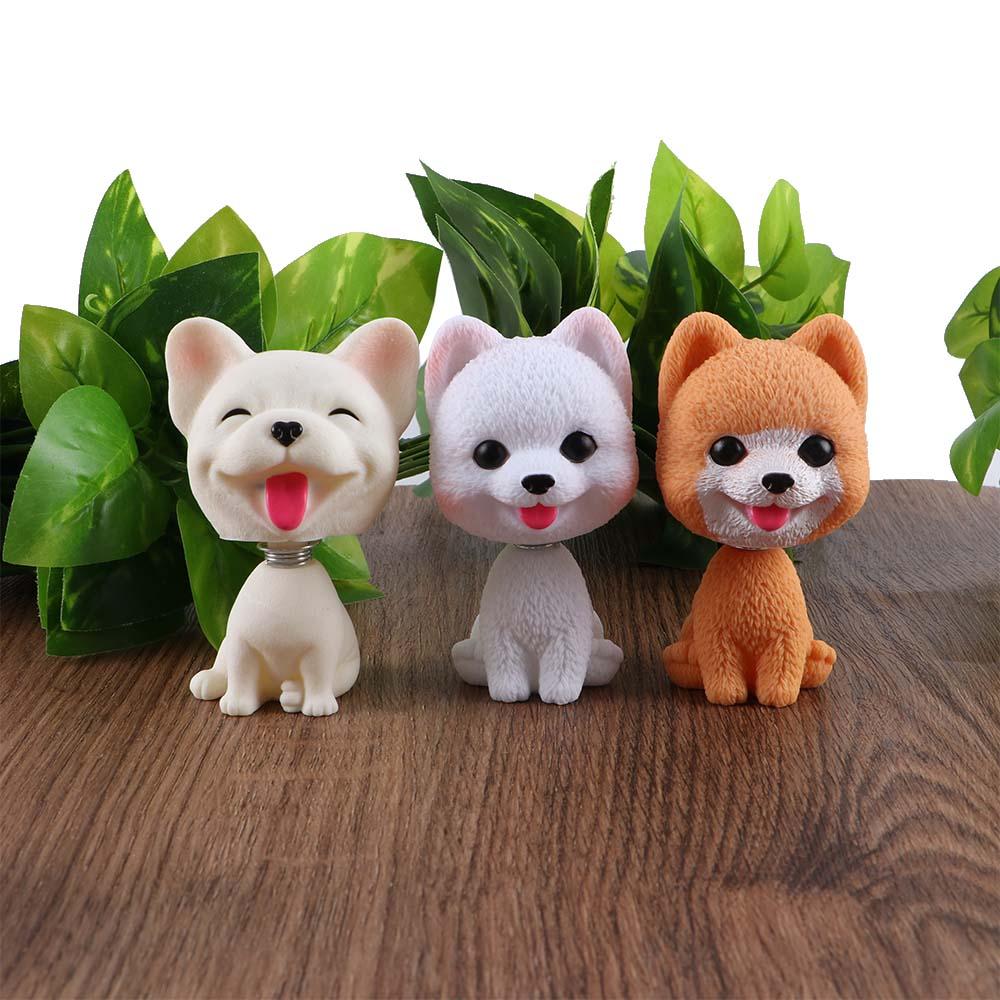 Gift Tabletop Wobble Head Dolls Bobblehead Dog Car Ornaments Nodding Puppy Toys Shaking Head Dog