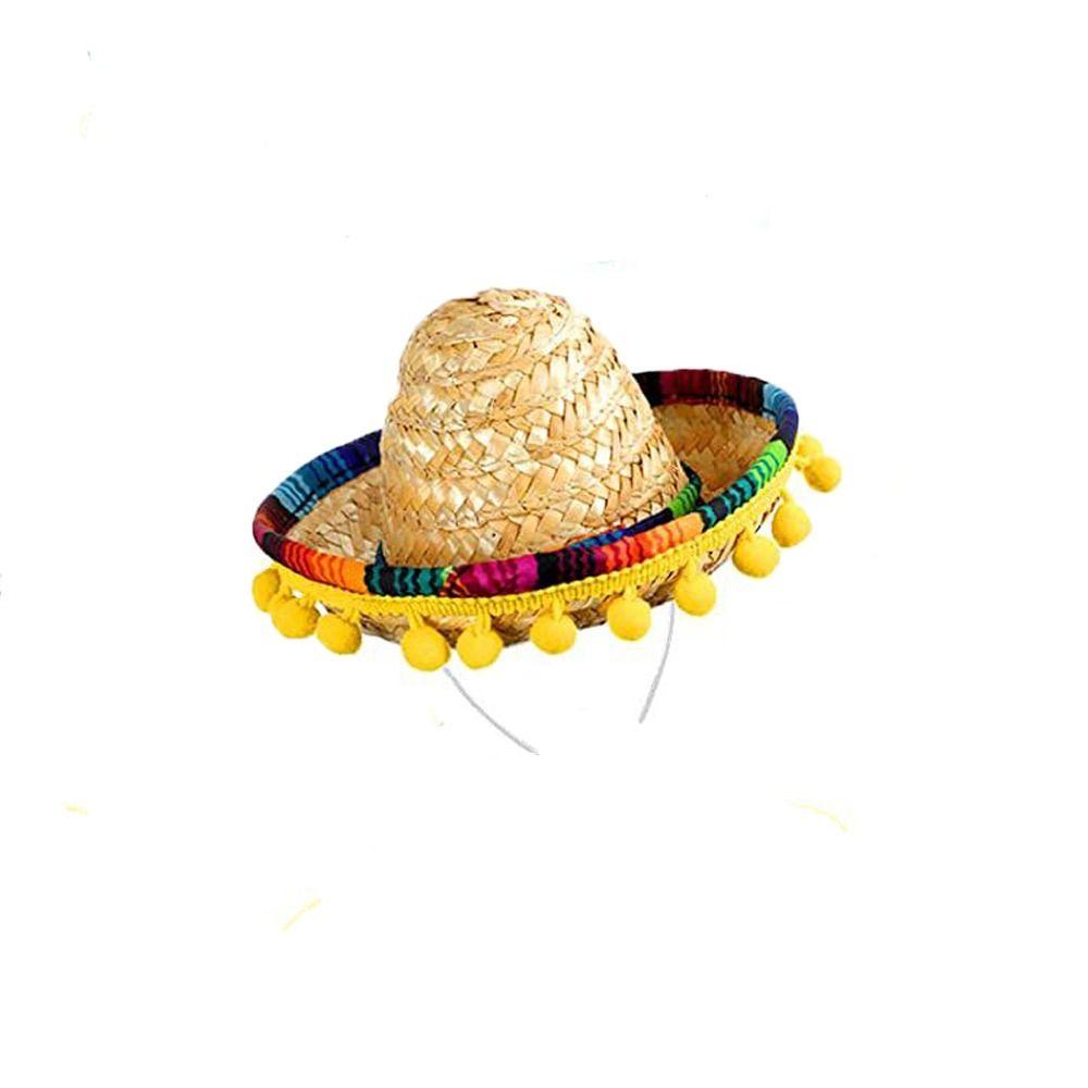 Party Supplies Performance Props Festival Headdress Mexican Hat Sombrero Headbands Hair Hoops