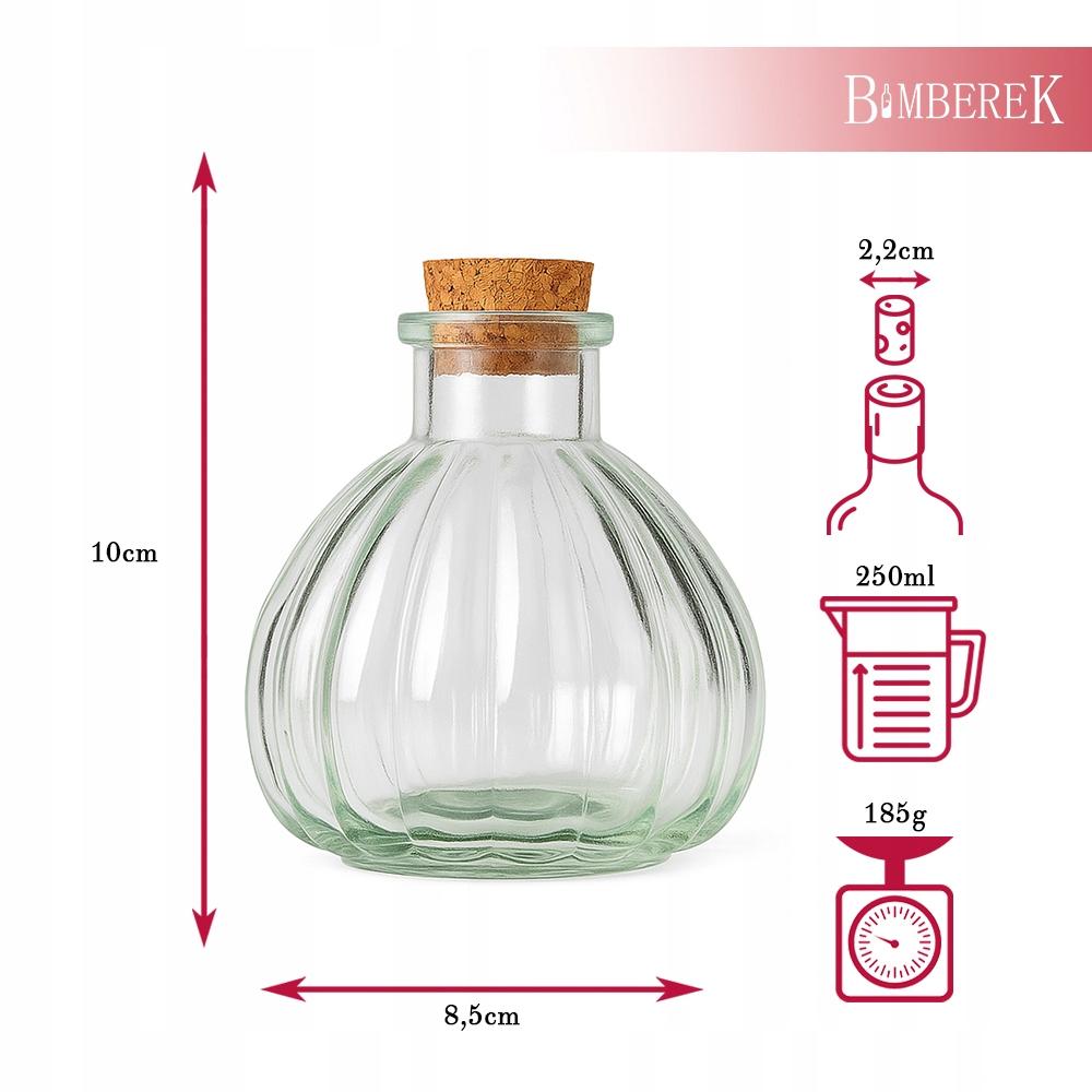 Butelka Szklana Venice 250Ml Karafka Na Wodę Sok Likier Nalewki Do Oliwy