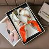 70cm Square Silk Scarf Women Thin Lightweight Korean Style Neck Wrap Fashion Accessory