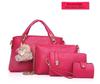 2024 Summer Women's Crocodile Pattern Handbag Set - Four-Piece with Bear Shoulder and Messenger Bags