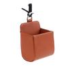 Car Storage Bag Air Vent Dashboard Tidy Hanging Leather Organizer Box Glasses Phone Holder Storage Organizer Car Accessories