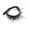 Goth Spiked Choker Collar Punk Rock Leather Collar Necklace Gothic Chokers Cool Cosplay Accessories