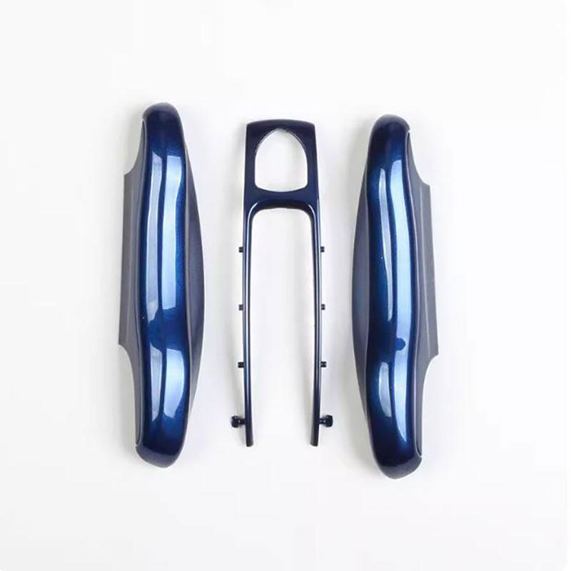 AABKS1 For Gentian Blue Porsche Key Fob Cover, Compatible with Porsche 911 Cayenne Panamera Macan Protector Sleeve Accessories
