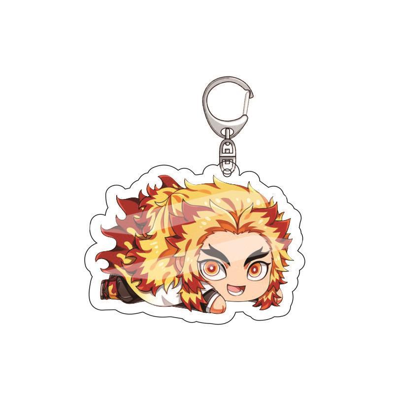 Клинок, рассекающий демонов Kimetsu no Yaiba Аксессуары Серия брелоков Креативные ювелирные аксессуары Брелок для ожерелья Столпы Танджиро Незуко