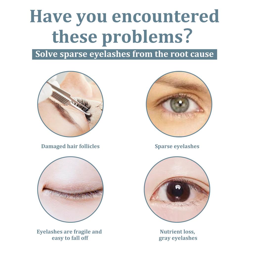 EELHOE Black Natural Beauty Waterproof Mascara Curl Eyelash Eyebrow Moisturizing Traceless Lengthening Mascara