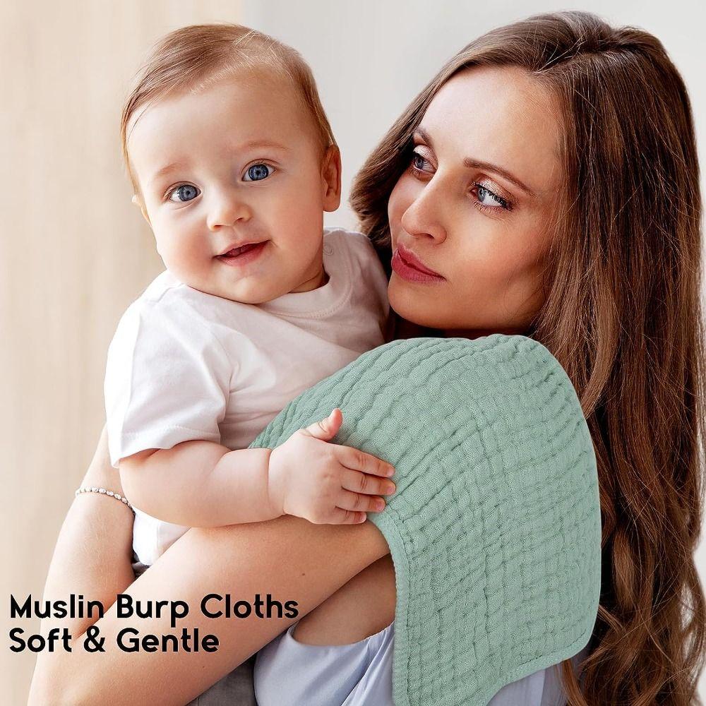 Хлопковые детские муслиновые салфетки для отрыжки, 6 слоев, нагрудник для новорожденных, новые салфетки для отрыжки для мальчиков и девочек