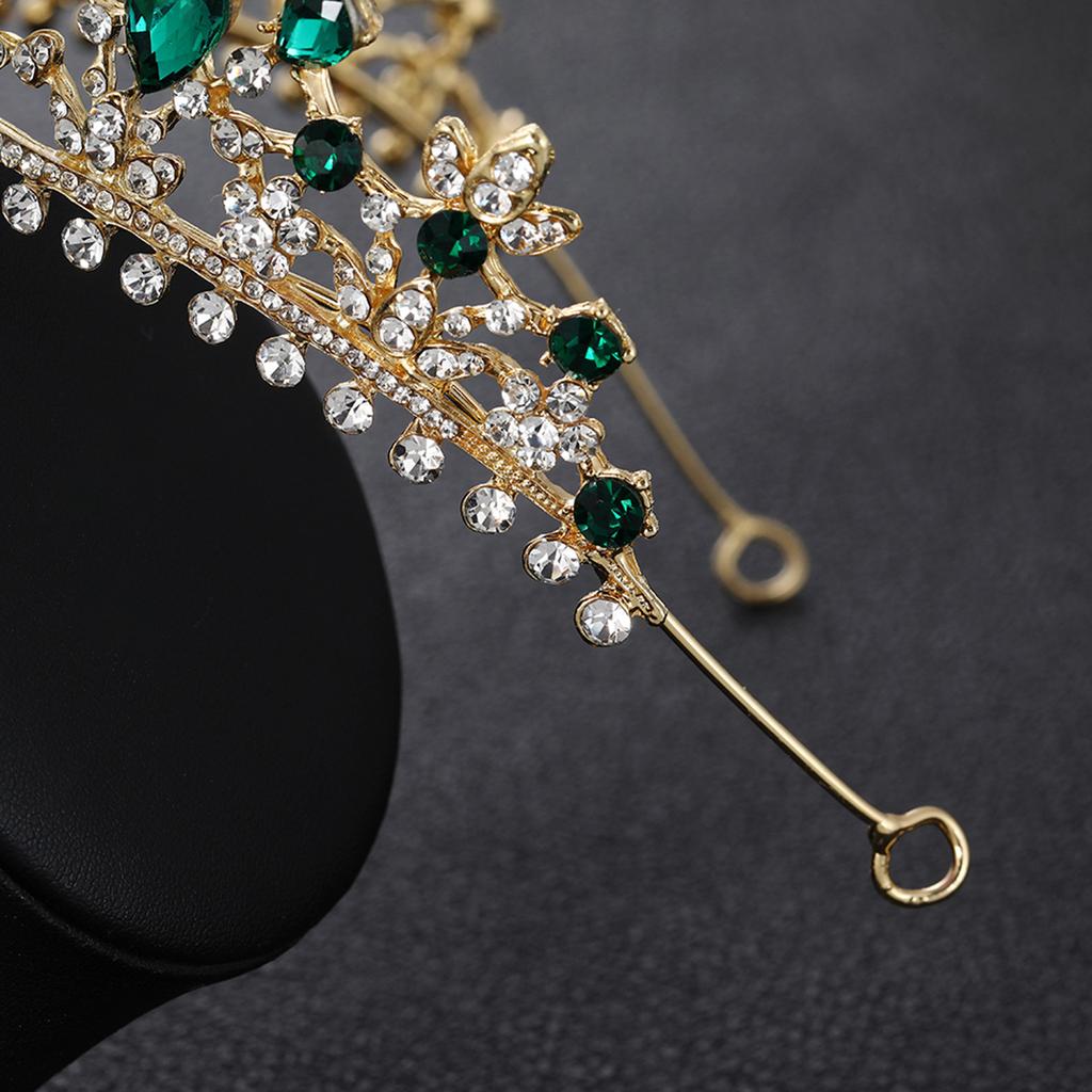 Новая корейская стильная красочная свадебная корона со стразами, популярный свадебный головной убор, гребень для волос, свадебные аксессуары