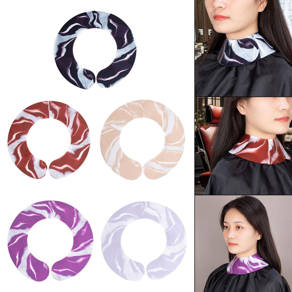 Накидка для стрижки волос, мягкая шаль, защита для шеи, водонепроницаемый парикмахерский воротник, краска