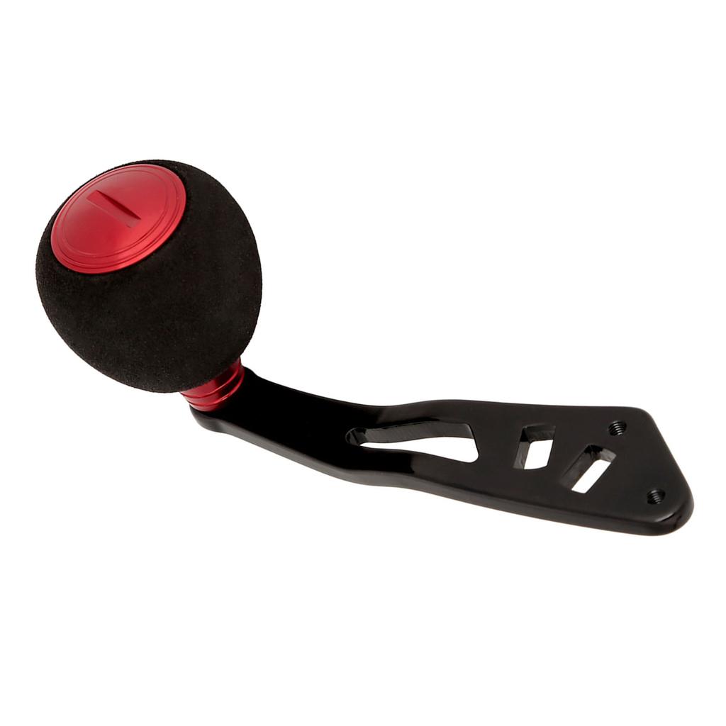 Fishing Reel Handle EVA Knob with Fittings Replacement Parts for Low   Reel (Gold)
