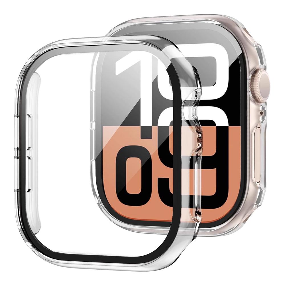 Защитная пленка для корпуса Apple Watch 10 9 8 7 6 5 4 SE 46мм 42мм 45мм 44мм 41мм 40мм Закаленное стекло PC Бампер Чехол Защитные