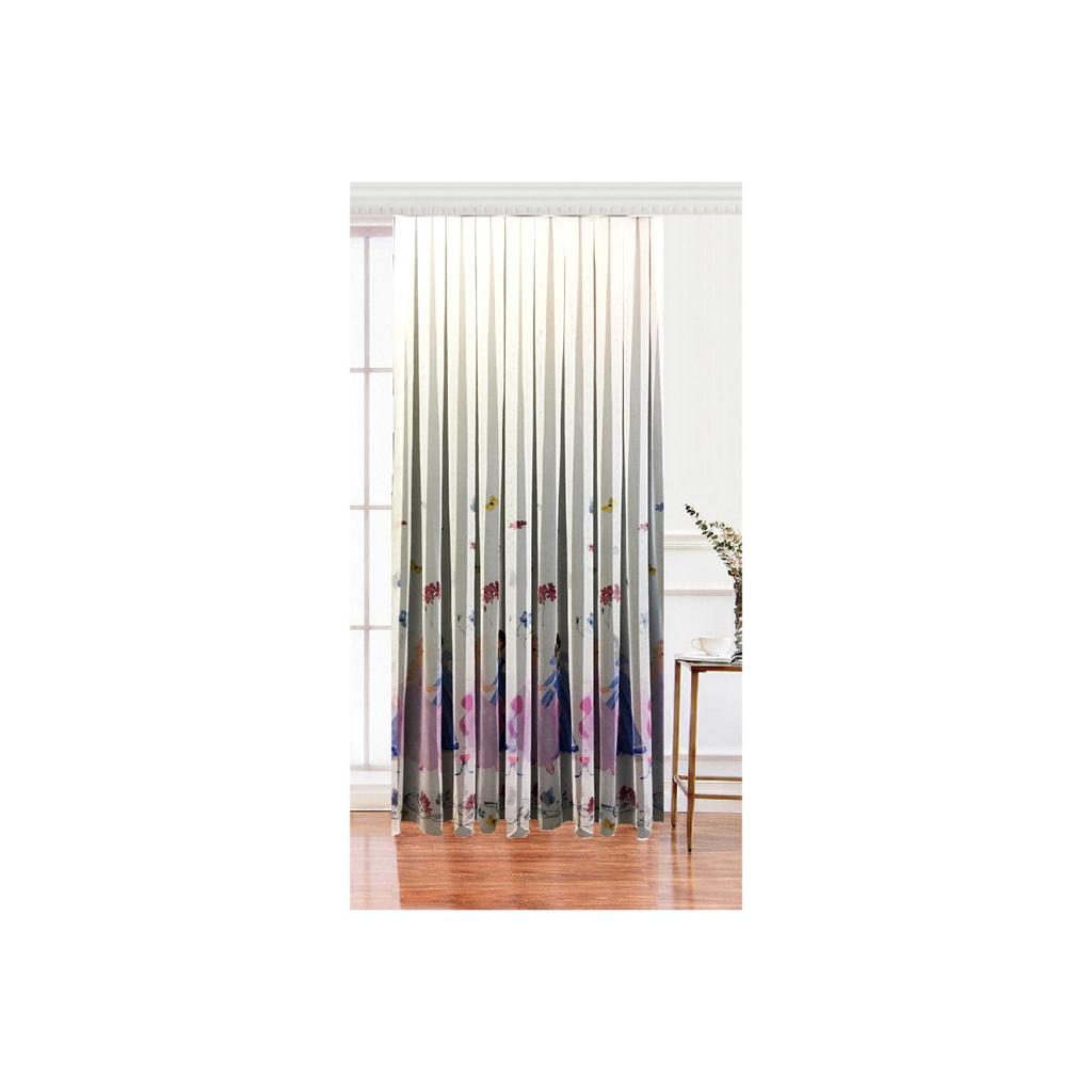 Занавеска из тюля принцессы с нормальным ворсом, одностворчатая