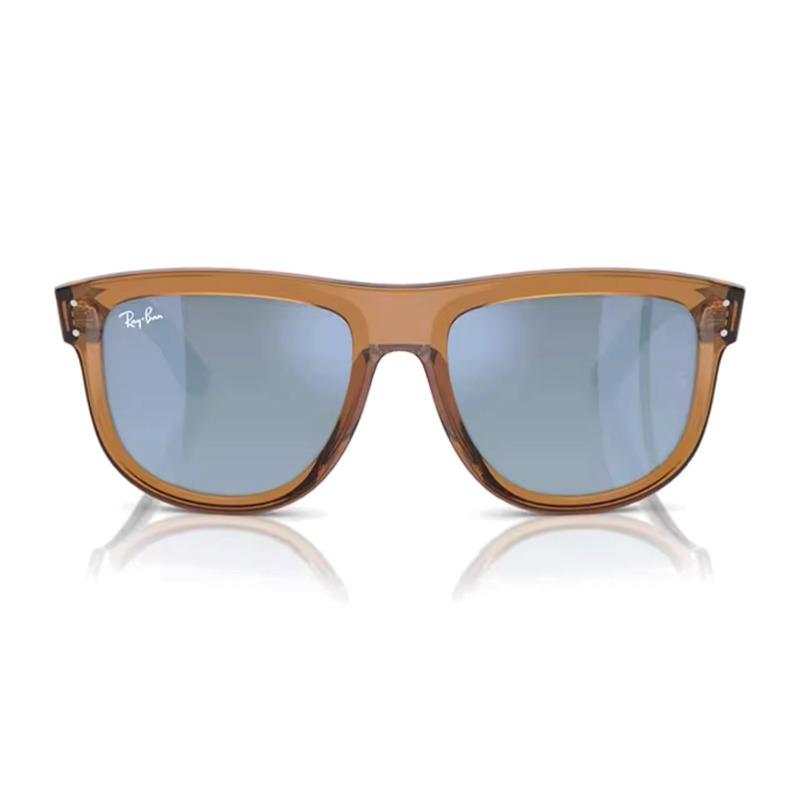 RAYBAN Необычные геометрические солнцезащитные очки унисекс в стиле для пары 0RBR0501S-6711GA