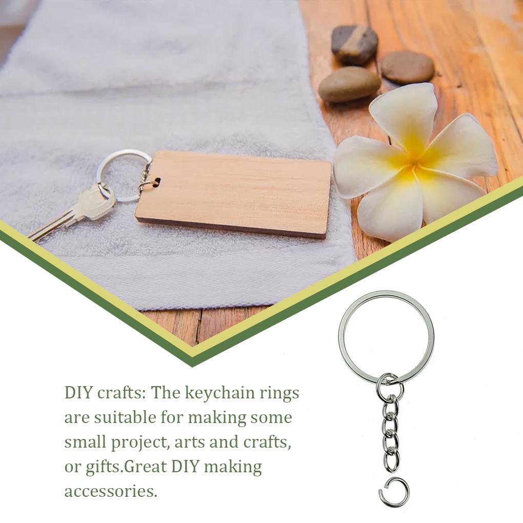 Кольца для ключей Завинчивающийся карабин Металлическое звено пле Длинные круглые подвесные петли Бирка Декоративные держатели Ювелирные аксессуары