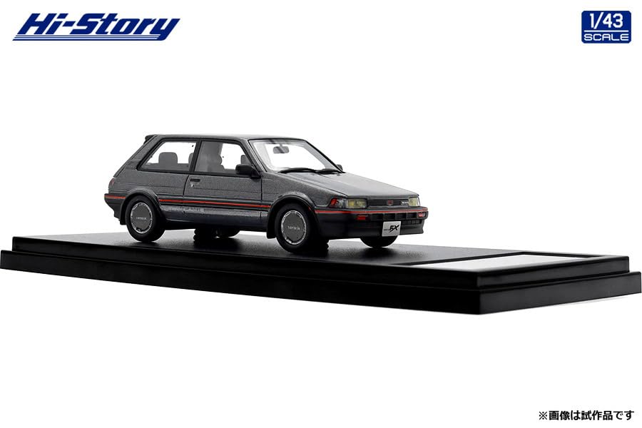 Привет история 143 Toyota Corolla FX-GT (1984) Индивидуальный серый металлик Готовый продукт