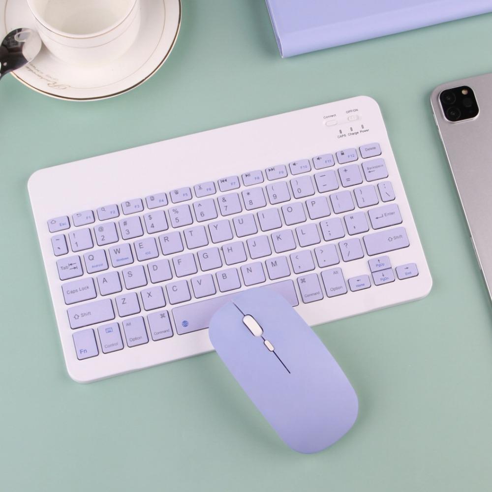 Беспроводная Bluetooth-клавиатура для iPad iPhone Планшета Магнитная Съемная Клавиатура Мышь Комбо