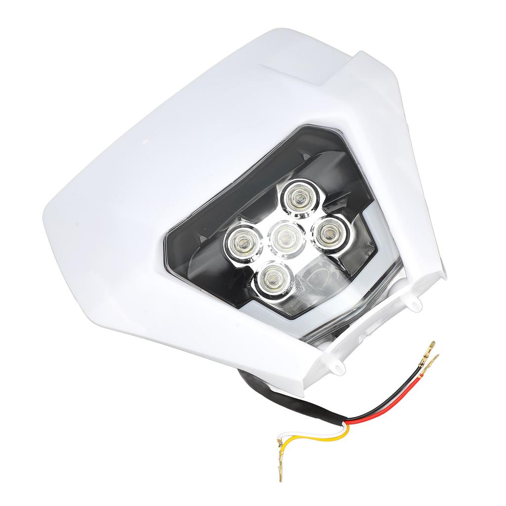 12В Внедорожный Мотоцикл Светодиодные Фары Высокой Яркости Hdlamp с Обтекателем для Модификации Света Мотокроссового Мотоцикла