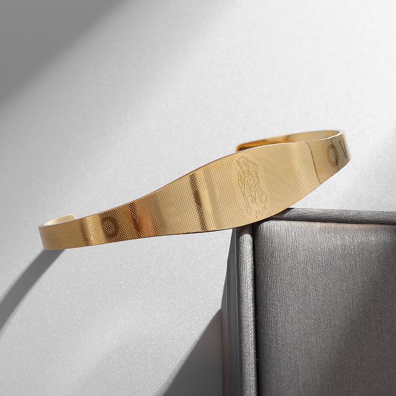 Модный Дизайн Нержавеющая Сталь Изогнутая Столовая Вилка Открывающийся Браслет Мужчины и Женщины Личность Шарм Хип-Хоп Повседневные Украшения Подарок
