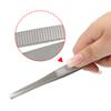 Stainless Steel Toothed Tweezers Grip Hook Head Heat Resistant  Hand Tools