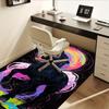1pc Unicorn,Fantasy,Rainbow Office Carpet Soft Polyester Entrance Carpet Washable Non slip Machine W