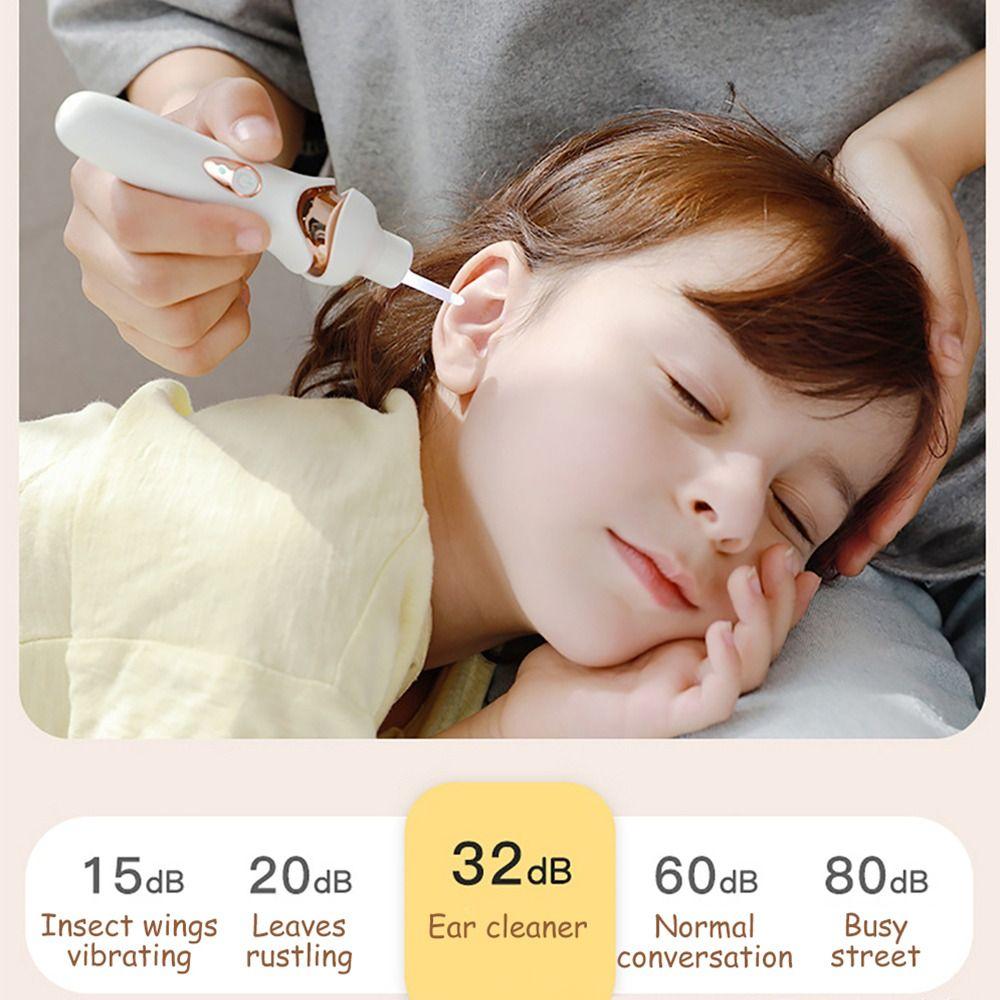 Painfree Earwax Pick Cleaner Remover Electric Vibration Earwax Pick Ear Spoon for Children