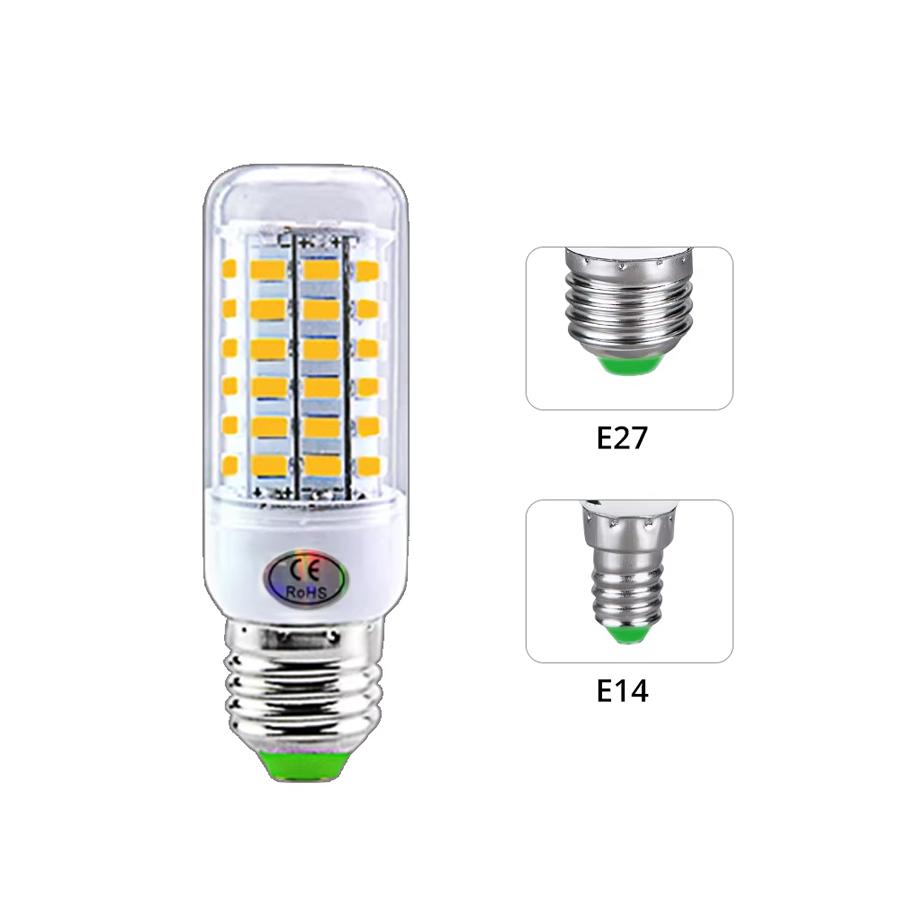 E27 LED Lamp LED SMD 5730 220V Corn Light Bulbs 36 56 72LEDs Lamparas LED Chandelie For Home Decoration Ampoule Led Light