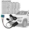 Автомобильный модуль Bluetooth AUX аудиокабель адаптер микрофон Handsfree MINI ISO 6Pin AUX кабель для Renault Updatelist Radio 2005-2011