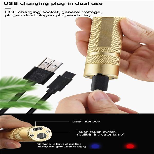 Metal Electric Professional T-Type External Cordless Hair Trimmer Wireless Hair Clipper Portable