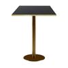 Rome Bistro Black High Table 60 X 60 Cm