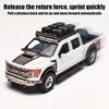 1/24 Ford F150 Внедорожный Пикап Металлическая Модель Автомобиля Сплав Высокая Симуляция Коллекция Хобби Дисплей Подарок на День Рождения для Друга
