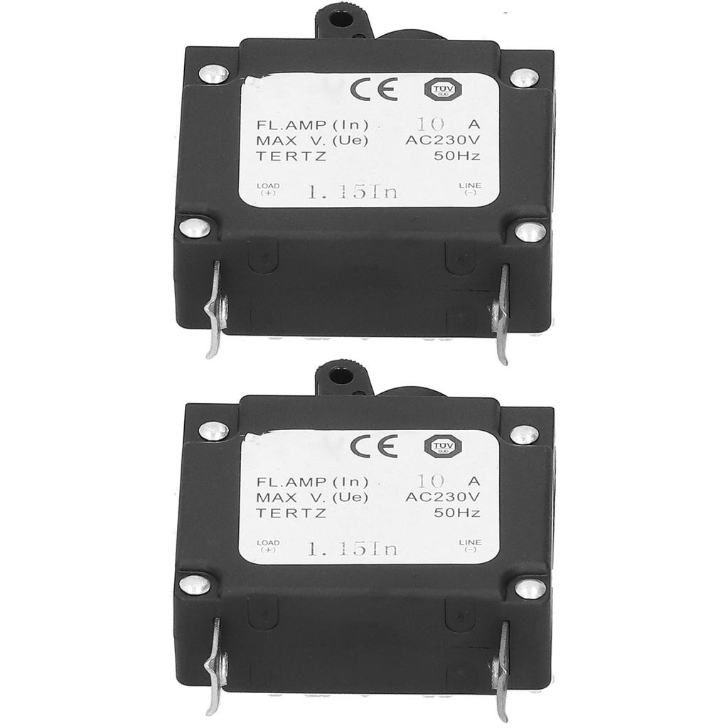 2PCS выключатель питания автоматический выключатель защита от утечки подходит для 168F 170F бензиновый генератор 2KW‑3KW