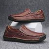 Новая мужская обувь из натуральной кожи ручной работы, повседневные удобные мужские лоферы, слипоны, кожаная обувь, мужские балетки, обувь для ходьбы на открытом воздухе