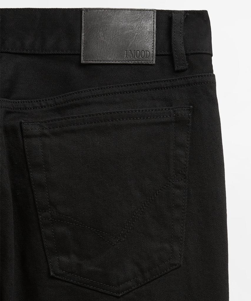 LMOOD Snake Flare Denim Pure Black