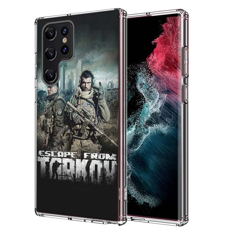 Чехол для телефона Capa из Escape From Tarkov для Samsung S26 Ultra S25 Edge Galaxy S23 S21 S20 S24 FE S22 S10 Plus Прозрачный корпус из ТПУ C