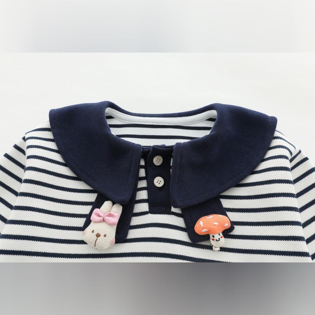 Детский повседневный комплект с длинным рукавом, удобные наряды для повседневной носки