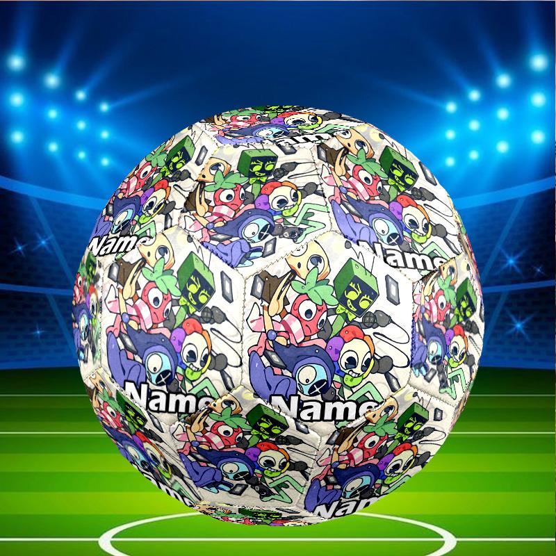 Custom Name Personalized Dandy's World Print Size 5 Soccer Ball Training & Match Football, for Team, Kicking, Gift for Football