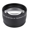 Hilitand 58mm 2X Magnification Universal Teleconverter for Telephoto Camera 2X Magnification Telephoto Teleconverter Telephoto Universal Camera Camera