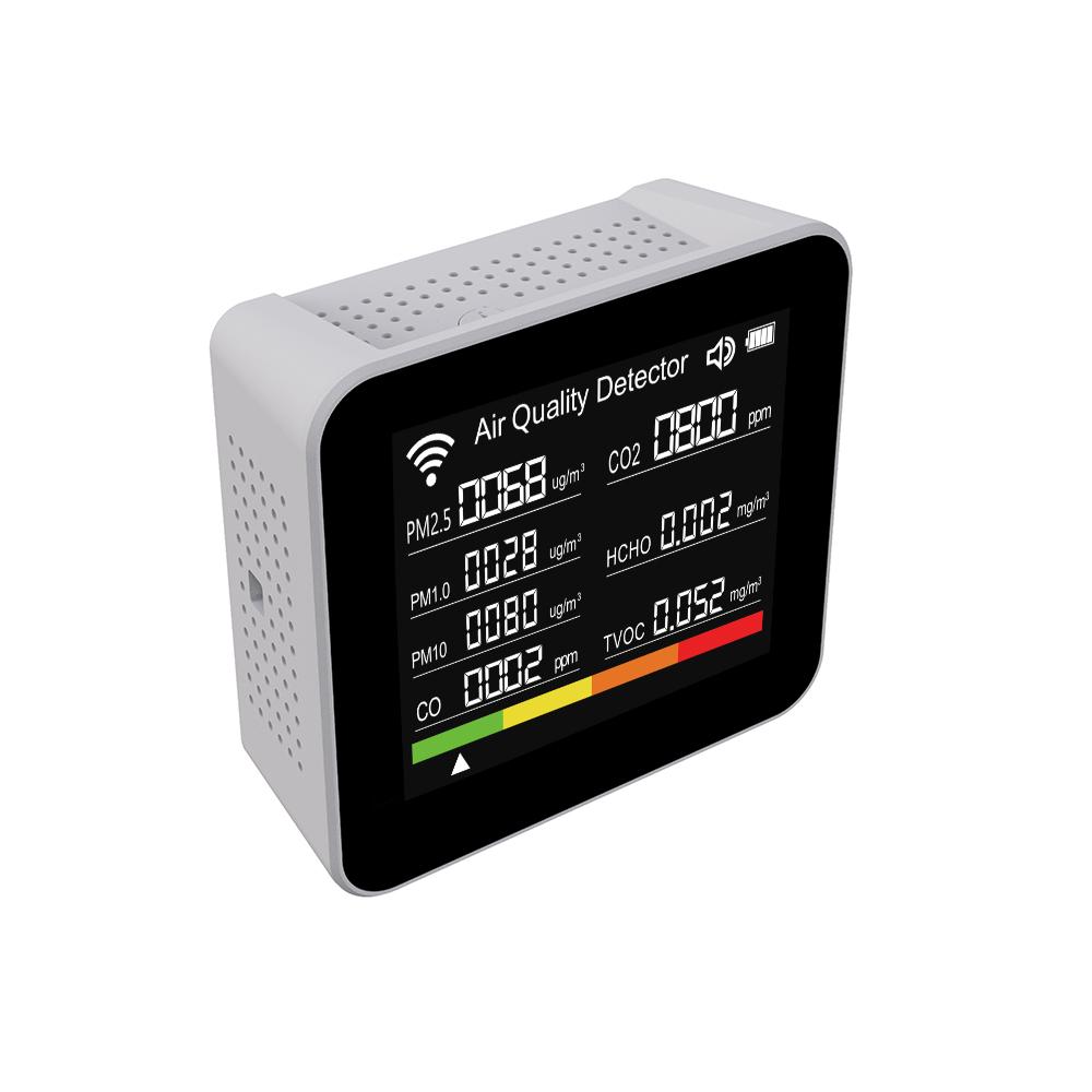 20 в 1 Tuya WIFI Интеллектуальный монитор качества воздуха Внутренний детектор CO2