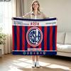 San Lorenzo Print Flannel Blanket High Quality Warm Comfortable Cover for All Seasons Perfect for Gifts Home Decor