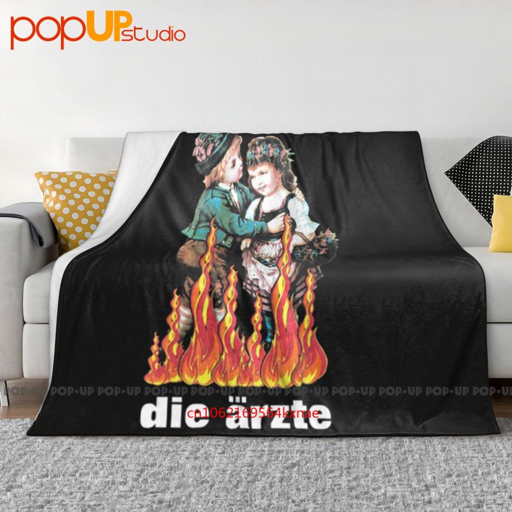 Vintage Die Arzte Ärzte Berlin Rock Band Ultra-Soft Blanket Quilt Winter Sofa Cover Bed Covers