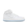 Женские Air Force 1 Mid 'White Ice Reptile' (женские размеры) Белые / Белые Кеды для скейтборда FN4274 100