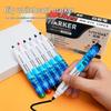 Refillable, Erasable Oil-Based Marker for Whiteboards - Large Capacity for Teachers and Offices