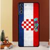 Чехол Флаг Хорватии для Samsung Galaxy S23 Ultra S24 S22 Note 20 Ultra 10 Plus S8 S9 S10 S20 S21 FE