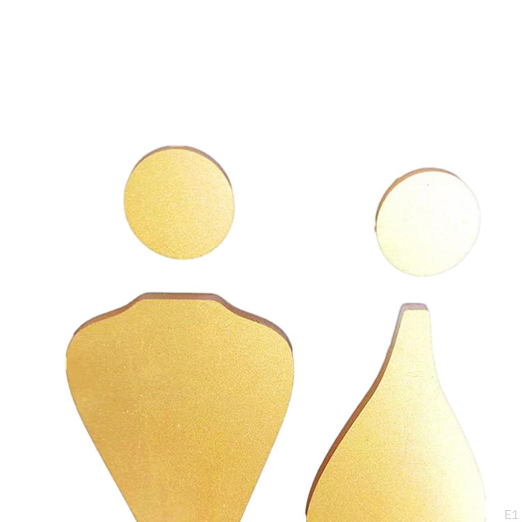 3D знак туалета, символы, вывески, идентификационная дверь